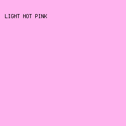 ffb3ee - Light Hot Pink color image preview
