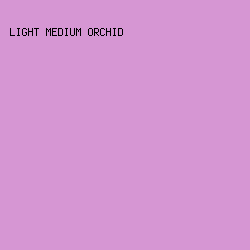 D696D3 - Light Medium Orchid color image preview