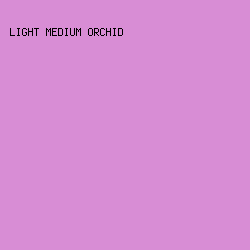 D88DD5 - Light Medium Orchid color image preview