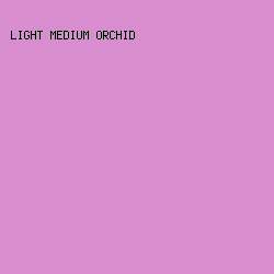 d88dcf - Light Medium Orchid color image preview
