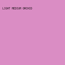 da8dc4 - Light Medium Orchid color image preview