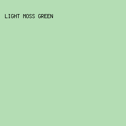 B4DDB4 - Light Moss Green color image preview
