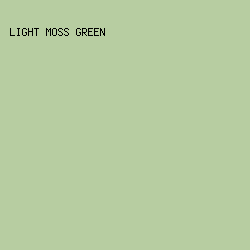 B7CDA1 - Light Moss Green color image preview