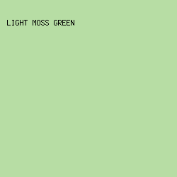 B7DDA4 - Light Moss Green color image preview