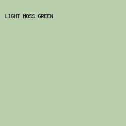 B9CFAB - Light Moss Green color image preview