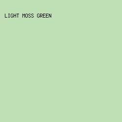 BEE0B4 - Light Moss Green color image preview