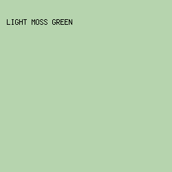 b6d4ae - Light Moss Green color image preview