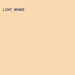 FCDAB0 - Light Orange color image preview