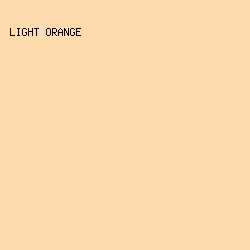 FEDBAF - Light Orange color image preview