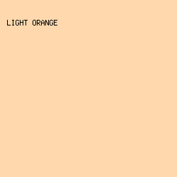 FFD8AD - Light Orange color image preview