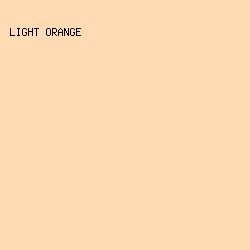 FFDAB3 - Light Orange color image preview