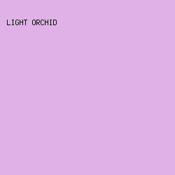 DFB1E6 - Light Orchid color image preview