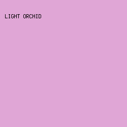 E0A6D6 - Light Orchid color image preview