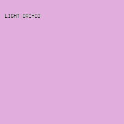 E0ADDD - Light Orchid color image preview