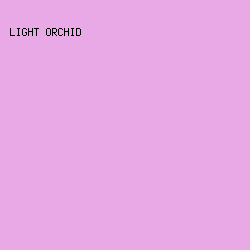 e9a9e7 - Light Orchid color image preview