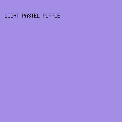 A38DE5 - Light Pastel Purple color image preview