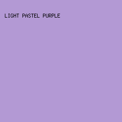B399D4 - Light Pastel Purple color image preview