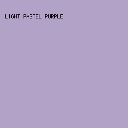 B3A2C8 - Light Pastel Purple color image preview