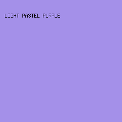 a490e9 - Light Pastel Purple color image preview