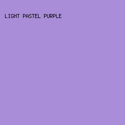 aa8dd8 - Light Pastel Purple color image preview