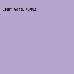 b5a5cc - Light Pastel Purple color image preview