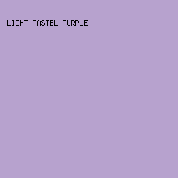 b7a2ce - Light Pastel Purple color image preview