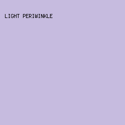 C6BBDF - Light Periwinkle color image preview