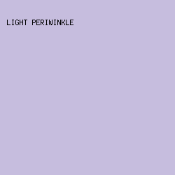 C6BDDE - Light Periwinkle color image preview