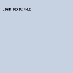 C6D1E2 - Light Periwinkle color image preview