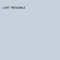 C8D1DB - Light Periwinkle color image preview