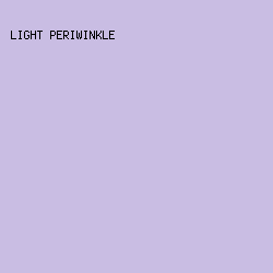 C9BDE3 - Light Periwinkle color image preview