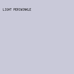 C9C9D9 - Light Periwinkle color image preview