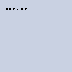 C9D1E2 - Light Periwinkle color image preview