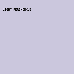 CBC7DD - Light Periwinkle color image preview