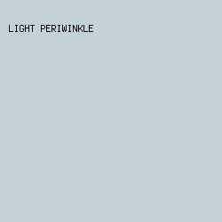 c3d2d9 - Light Periwinkle color image preview