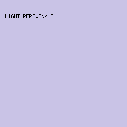 c9c3e6 - Light Periwinkle color image preview