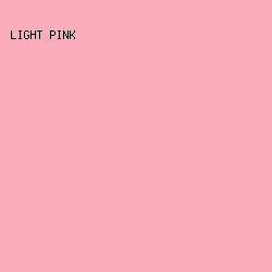 fbadbb - Light Pink color image preview