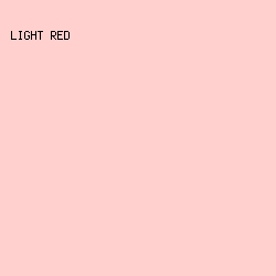FFD0CD - Light Red color image preview