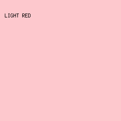 fdc8cd - Light Red color image preview