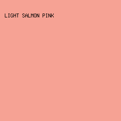 F6A294 - Light Salmon Pink color image preview