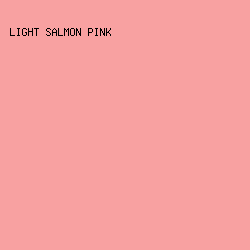 F8A1A1 - Light Salmon Pink color image preview
