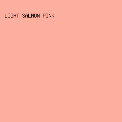 FCAF9F - Light Salmon Pink color image preview