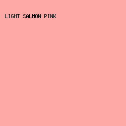 FFA9A7 - Light Salmon Pink color image preview
