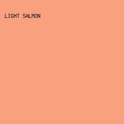 F9A07F - Light Salmon color image preview