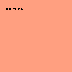 FF9F80 - Light Salmon color image preview