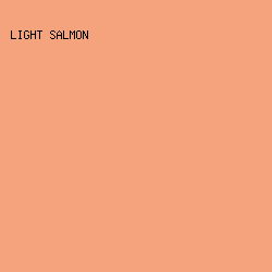 f4a37d - Light Salmon color image preview