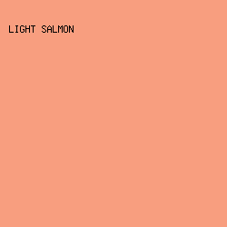 f89e7f - Light Salmon color image preview