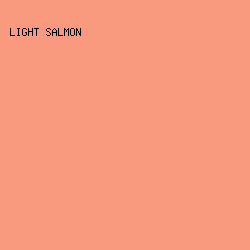 f9997e - Light Salmon color image preview