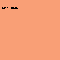 f99f76 - Light Salmon color image preview