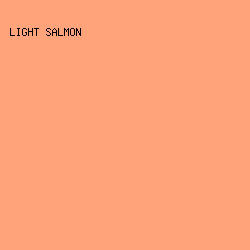 ffa37a - Light Salmon color image preview